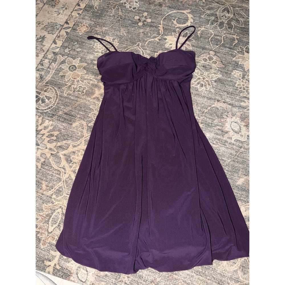 Taboo Purple Bubble Mini Dress Vintage Y2K